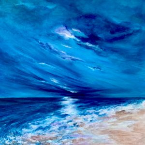 It's Coming - 60x60cm on Canvas