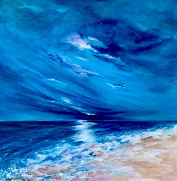 It's Coming - 60x60cm on Canvas