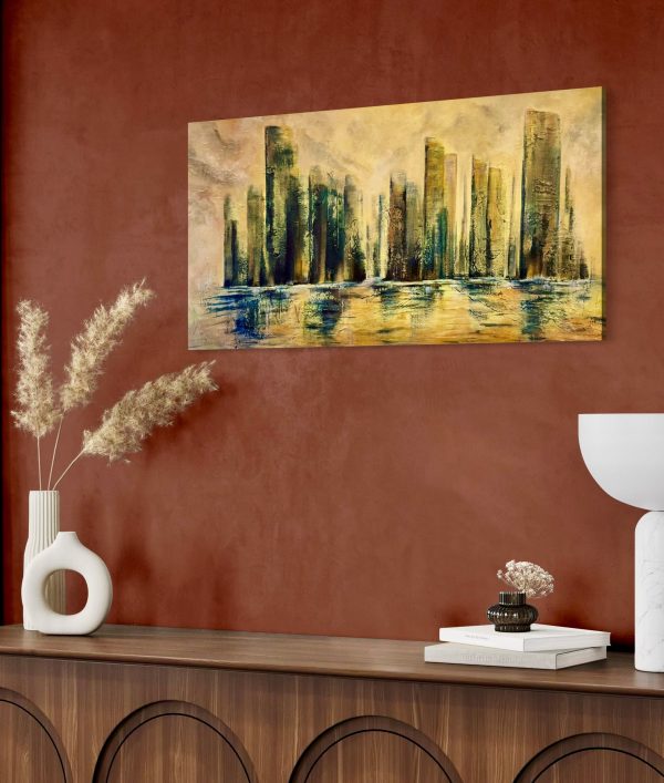 The Concrete Glow - 100x50 on canvas - Image 5