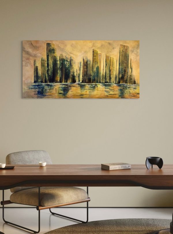 The Concrete Glow - 100x50 on canvas - Image 3