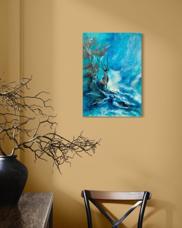 Majestic - 28x23cm on Wood - Image 2