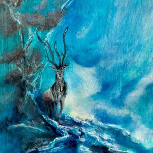Majestic - 28x23cm on Wood