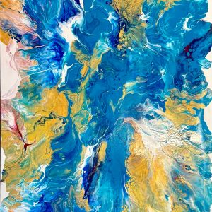 Azure Waters - 60x90cm on Canvas