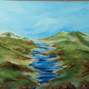 Lady' View 50x100cm on Canvas