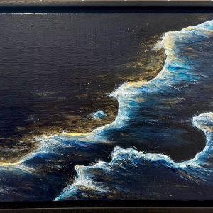 Dark Waters - Textured Acrylics on Canvas