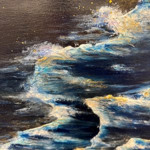 Stormy Sea - Acrylic Texture on Canvas